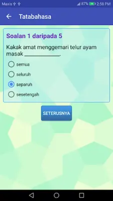 Tatabahasa  Nota & Latih Tubi android App screenshot 1