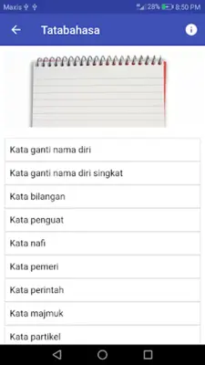 Tatabahasa  Nota & Latih Tubi android App screenshot 4